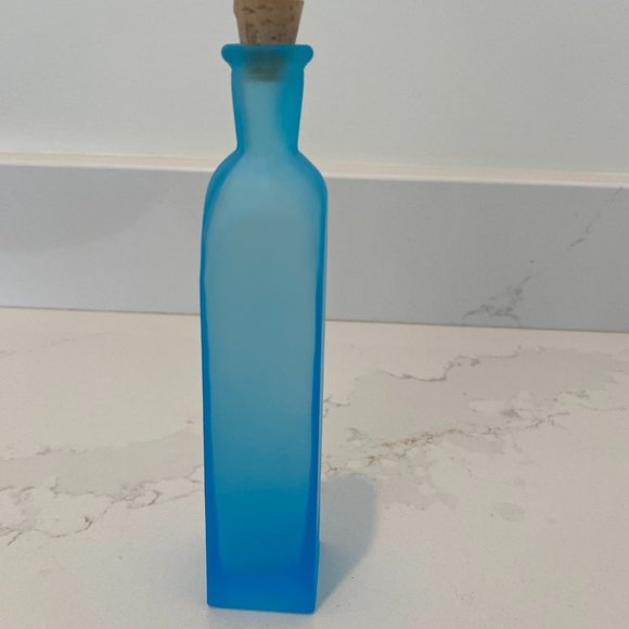 Apothecary Bottles, Set Of Six, Various Sizes, Blue And Green, With Corks - Picture 5 of 16